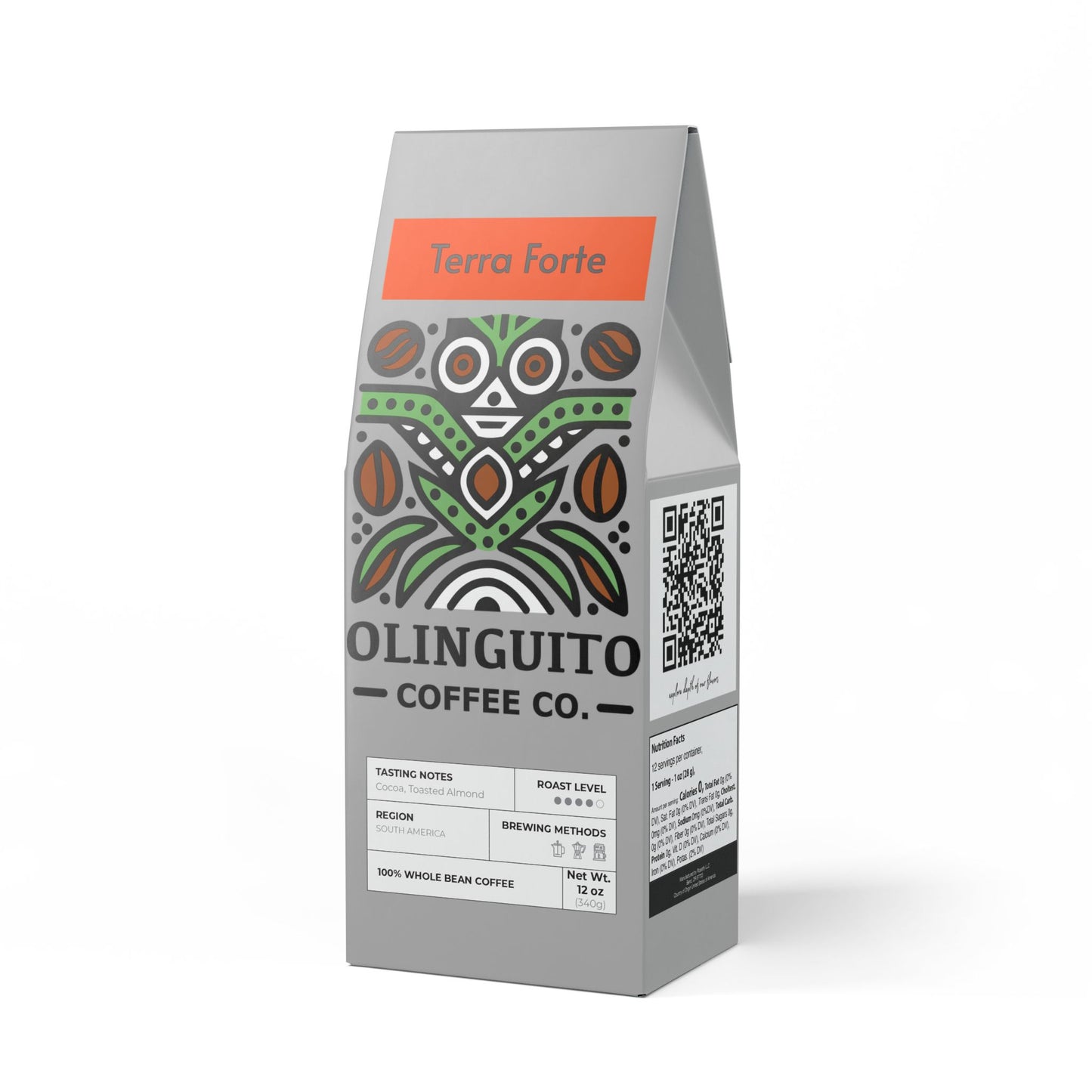 Terra Forte Blend - Medium-Dark Roast Specialty Coffee | 12 oz (340 g)