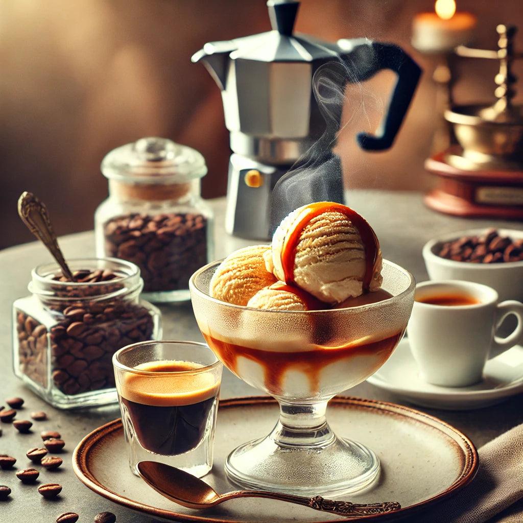 Indulge in a Coffee Affogato Twist with Olinguito Coffee Cascades Blend - Dark Blue