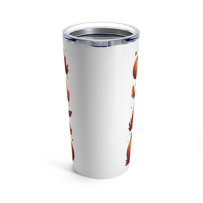 Whimsical Turkey Tumbler – Festive Fall and Thanksgiving Drinkware | 20oz Insulated Travel Mug