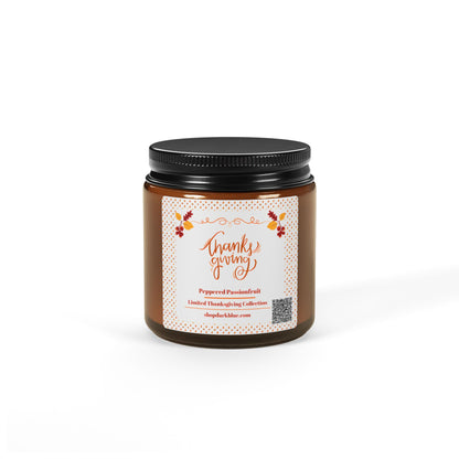 Thanksgiving Glow Scented Candle | Peppered Passionfruit, 4 oz