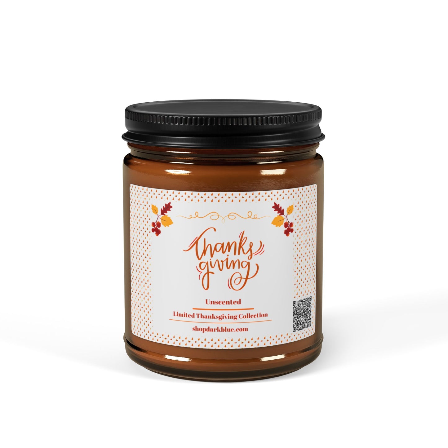 Thanksgiving Glow Scented Candle | Unscented, 4 oz or 9 oz