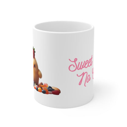 Sweet Treats, No Cheats! – Adorable Diet-Themed Mug – 11oz