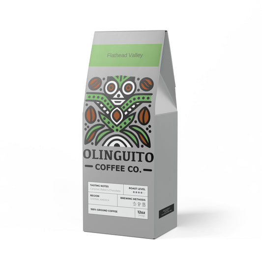 Olinguito Coffee - Flathead Valley Blend (Medium-Dark Roast), 12 oz