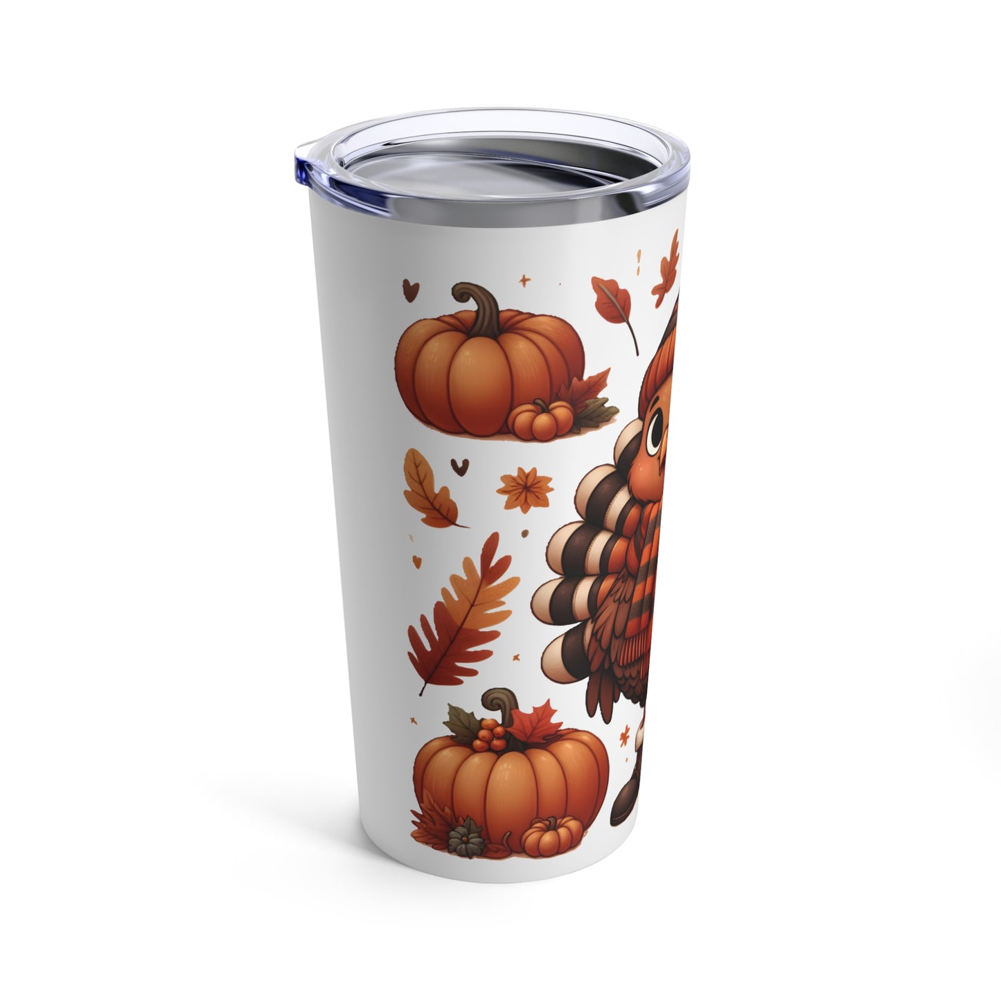 Whimsical Turkey Tumbler – Festive Fall and Thanksgiving Drinkware | 20oz Insulated Travel Mug