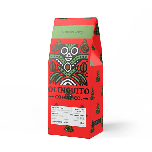 Christmas Edition | Olinguito Coffee - Flathead Valley Blend (Medium-Dark Roast), 12 oz