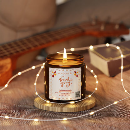 Thanksgiving Glow Scented Candle | Christmas Warmth | available in 4 or 9 oz