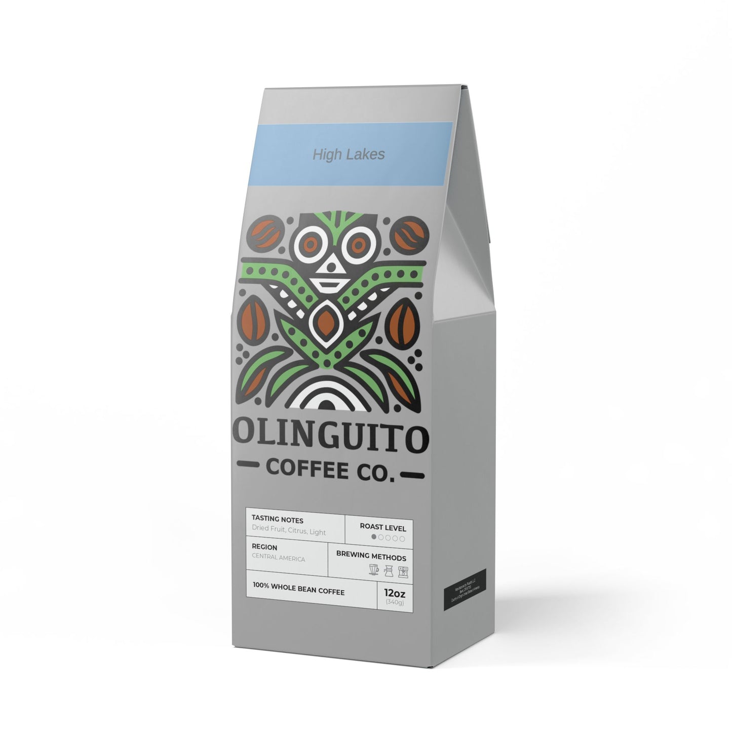 Olinguito Coffee - High Lakes Blend (Light Roast), 12 oz