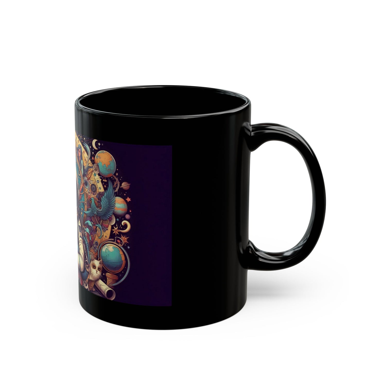 Celestial Explorer Mug - Unique Astronaut Design for Space Enthusiasts, 11oz