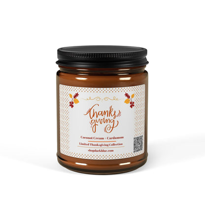 Thanksgiving Glow Scented Candle | Coconut Cream And Cardamom, 9 oz