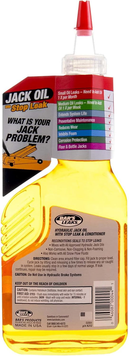 Bar's Leaks Jack Oil with Stop Leak - 12.5 oz