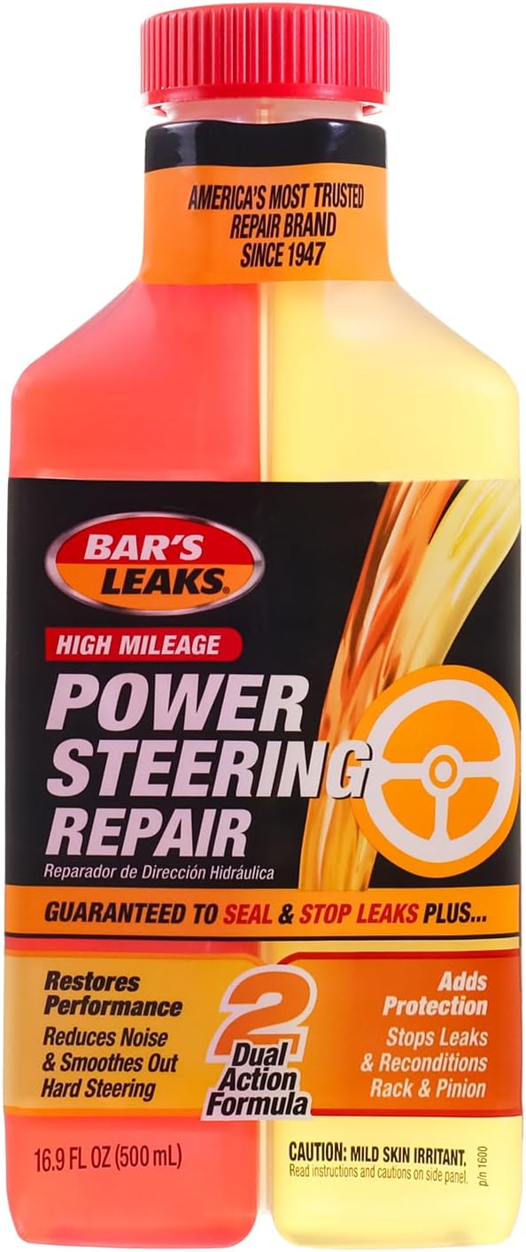 Bar's Leaks 1600 High Mileage Power Steering Repair-It, 16.9 oz