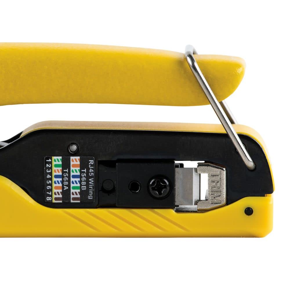 Klein Tools VDV226-005 Compact Modular Data Cable Crimping Tool, for Pass-Thru RJ45 Connectors