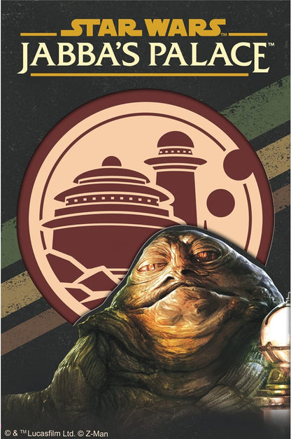 Z-Man Games Jabba's Palace A Love Letter Game - Rebel Bravery and Vile Deceit! Strategy Game for Kids and Adults Set in The Star Wars Universe, Ages 10+, 2-6 Players, 20 Minute Playtime