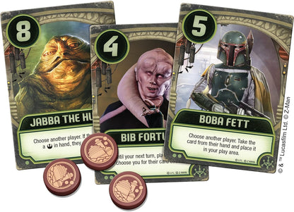 Z-Man Games Jabba's Palace A Love Letter Game - Rebel Bravery and Vile Deceit! Strategy Game for Kids and Adults Set in The Star Wars Universe, Ages 10+, 2-6 Players, 20 Minute Playtime