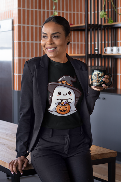 Trick or Tequila? Witch-Themed Halloween Ceramic Mug – 11oz